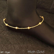Load image into Gallery viewer, Golden Pearl delicate antique Anklet