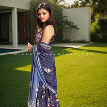 Load image into Gallery viewer, Navy Blue Lehenga Set: A Symphony of Tradition and Trend