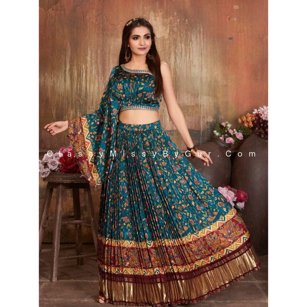 Contemporary Elegance One-Shoulder Lehenga Collection