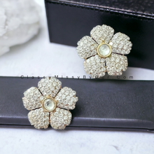 Load image into Gallery viewer, Victorian Stud Earrings/Semi precious Studs