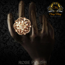 Load image into Gallery viewer, Meena kari Fancy Flower AD Finger Ring - Classy Missy by Gur