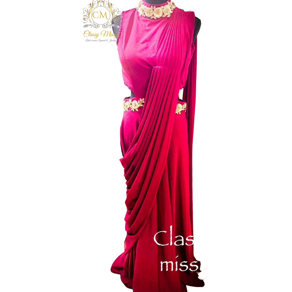 Red Gown - Classy Missy by Gur