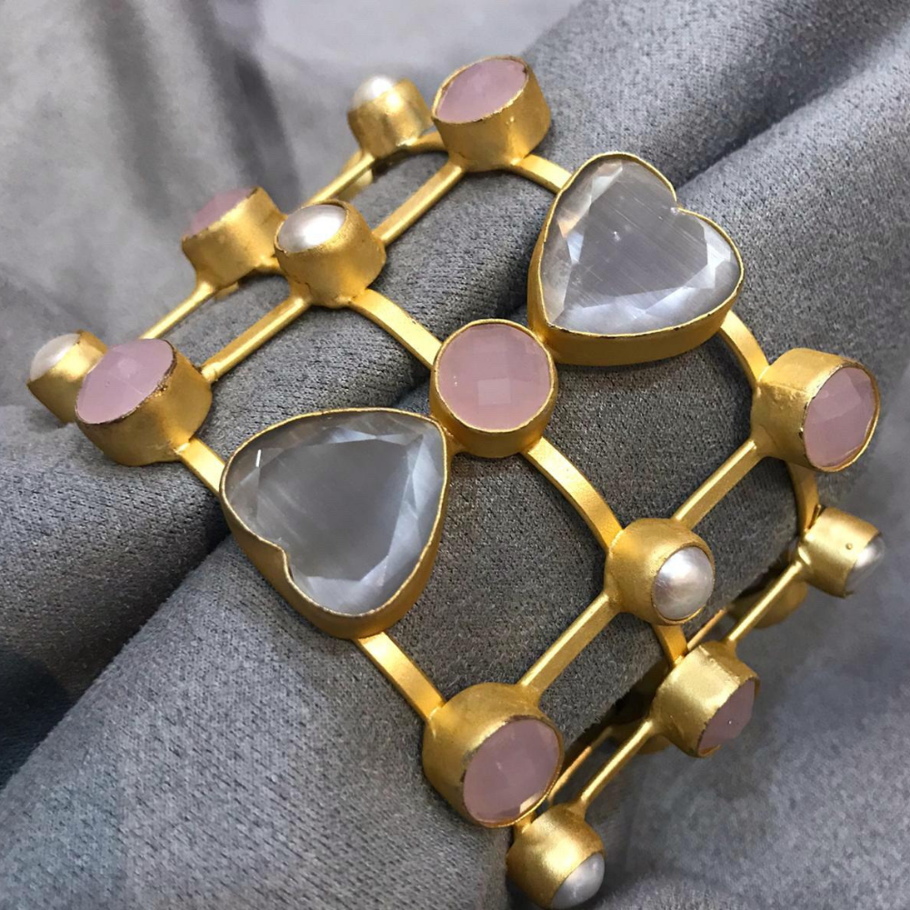 Semi Precious Stones Studded Bracelet