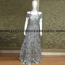 Load image into Gallery viewer, Floor Length Long sparkling Gown suits wedding reception