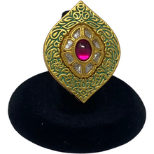 Load image into Gallery viewer, Kundan Stone Ring