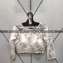 Load image into Gallery viewer, Readymade glittery sequins blouse, embellished Saree blouse - Saree Top For Women