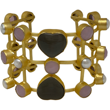 Load image into Gallery viewer, Semi Precious Stones Studded Bracelet