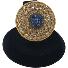 Load image into Gallery viewer, Stone and Kundan Ring