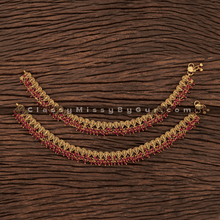 Load image into Gallery viewer, Antique Classic Payal With Gold Plating