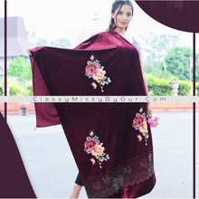Load image into Gallery viewer, Sequins and Print velvet Shawl
