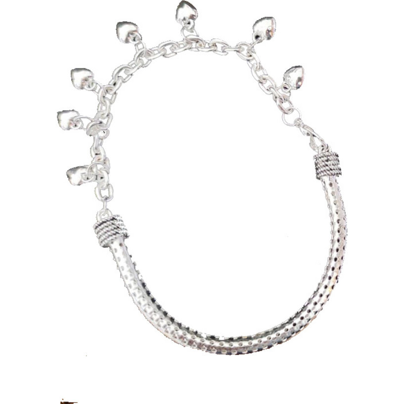 Oxidized Silver Bracelet